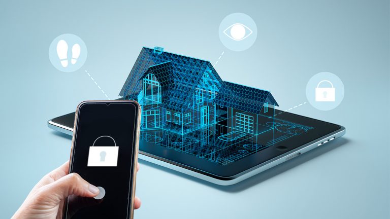 How is having a security system for your home a risk management strategy